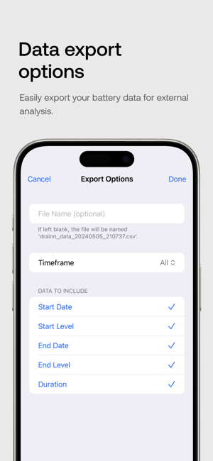 ‎Battery Life Monitor: Drainn Screenshot