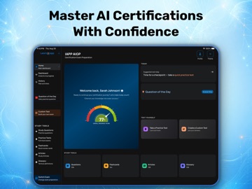 AI Certification Exam Prep iPad screenshot