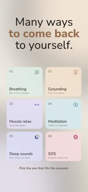 Aeris: Breathing Exercises screenshot 3