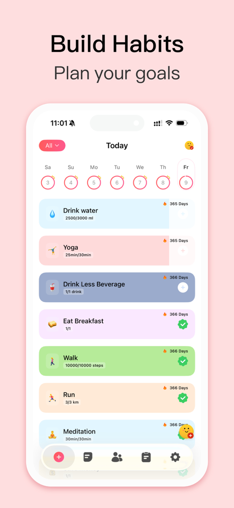 Habit Tracker screenshot 1
