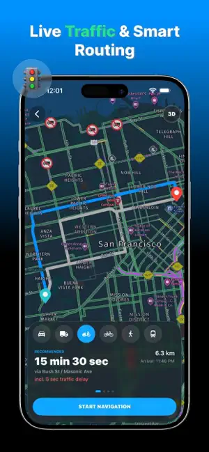 GPS Navigation & Offline Maps screenshot 3
