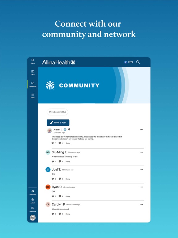Allina Health Learning Hub