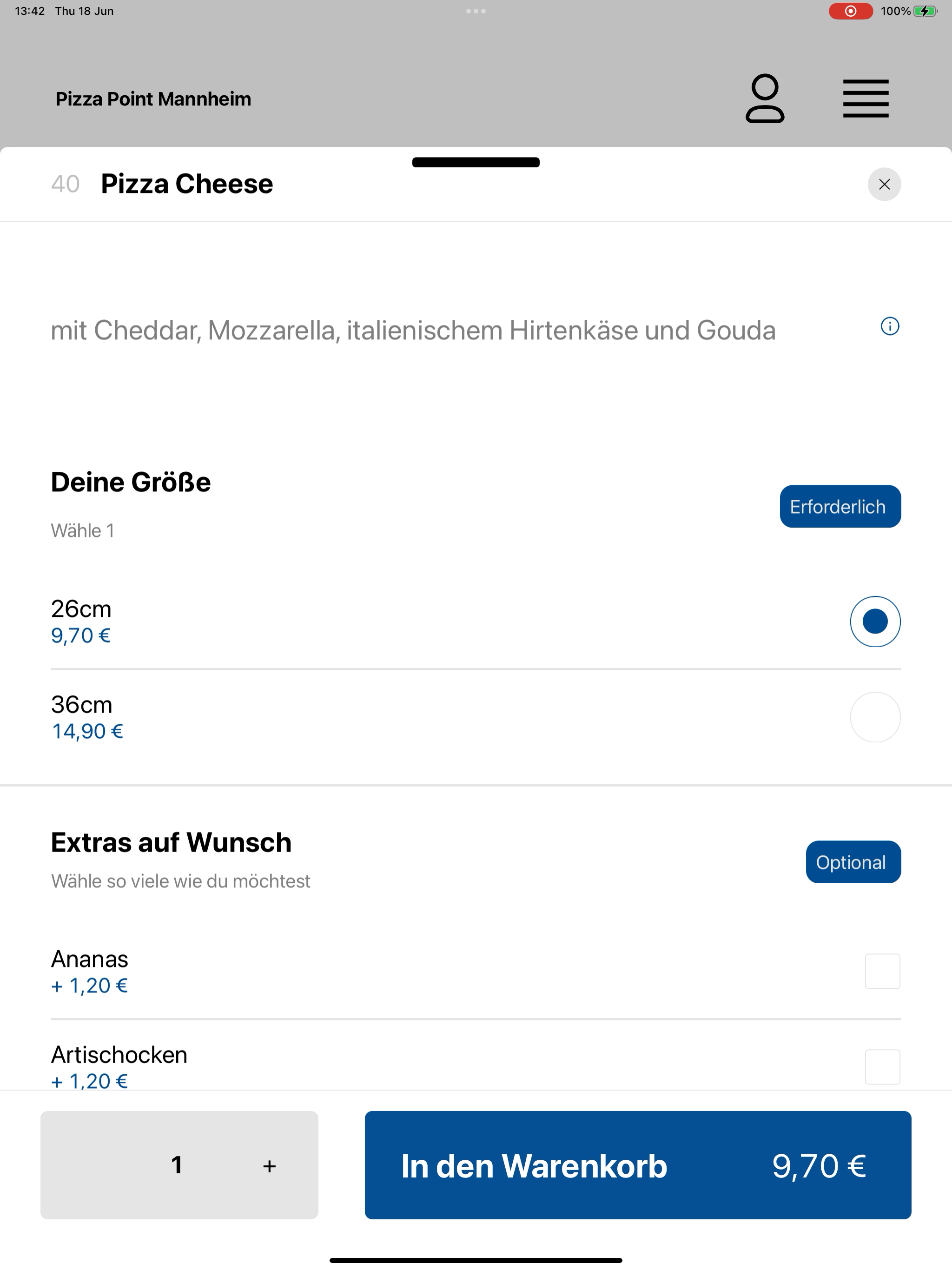 Pizza Point Mannheim screenshot 16