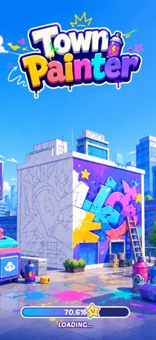 Town Painter: Color My Street iPhone screenshot