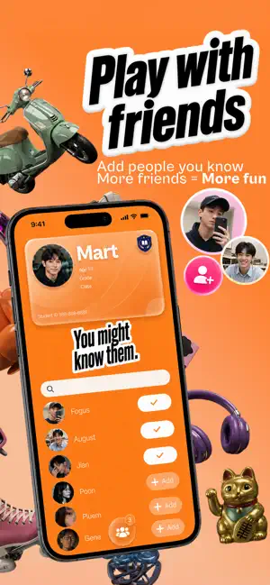 Gang – โหวตเพื่อนในโรงเรียน iPhone screenshot 4