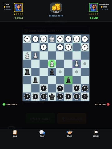 Hidden Chess: Shadow Chess iPad screenshot