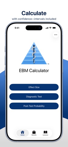 EBM Calculator screenshot