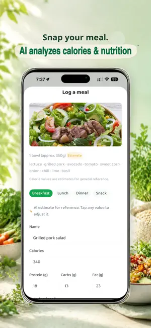 LifeLogixS-AI Calorie Tracker screenshot 3