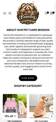 Family Pet Essentials Co Screenshot 2 of 7