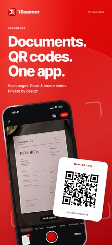 1Scanner: PDF & QR Scanner screenshot 1