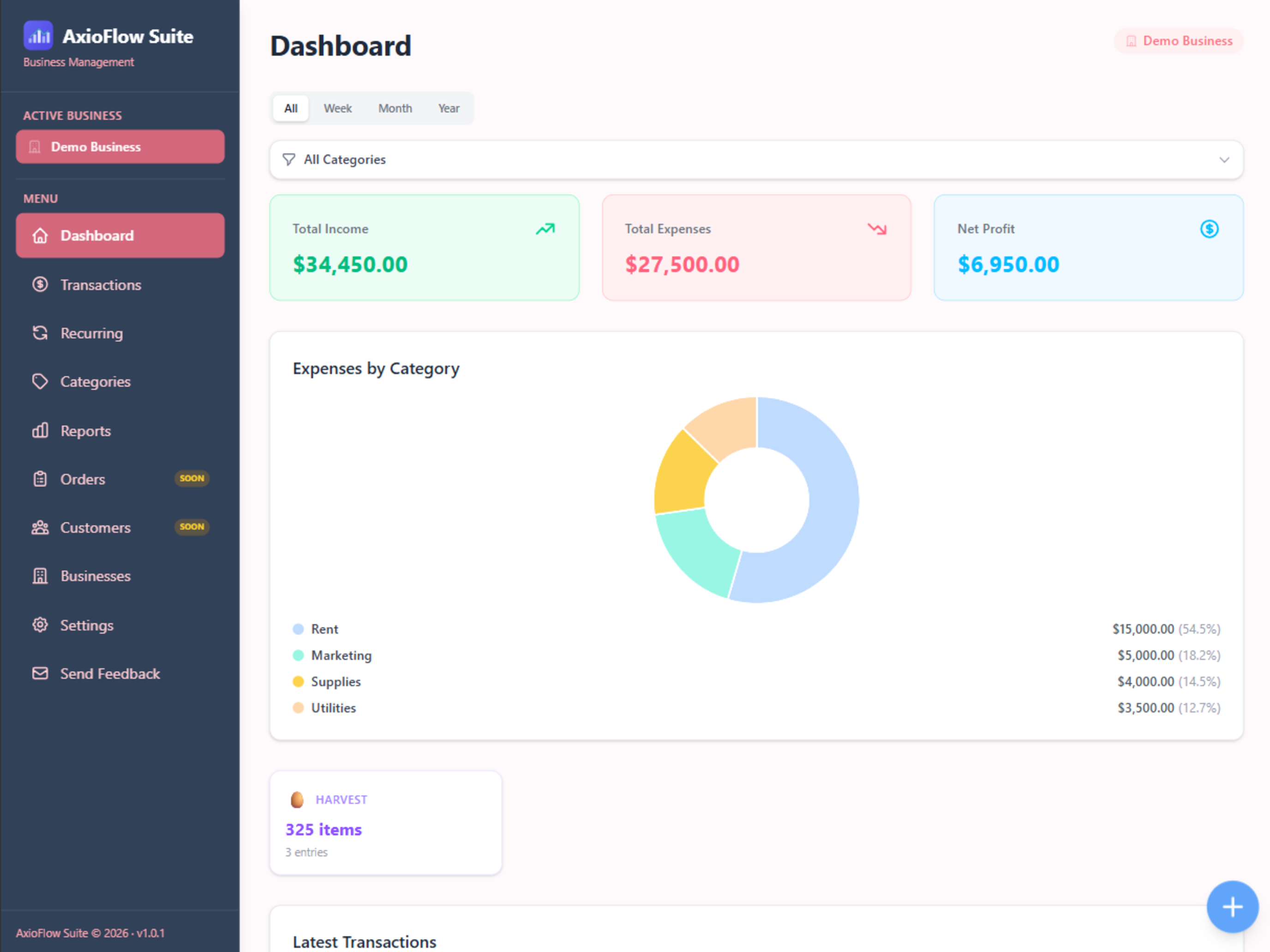 AxioFlow Business screenshot 9