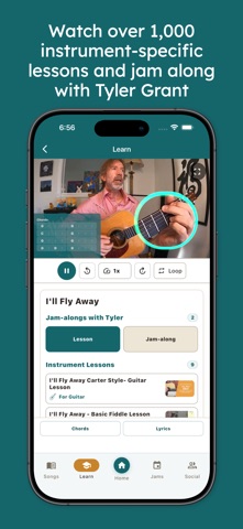 Start Jamming with Grass iPhone screenshot