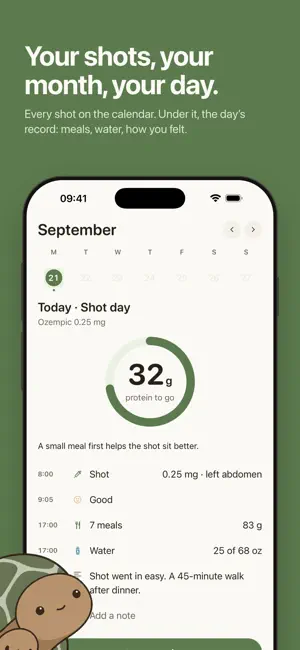Tilly: GLP-1 & Protein Tracker screenshot 1