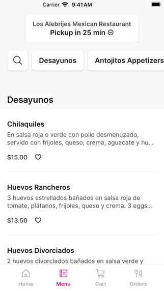 Screenshot 2 of Los Alebrijes Mexican App