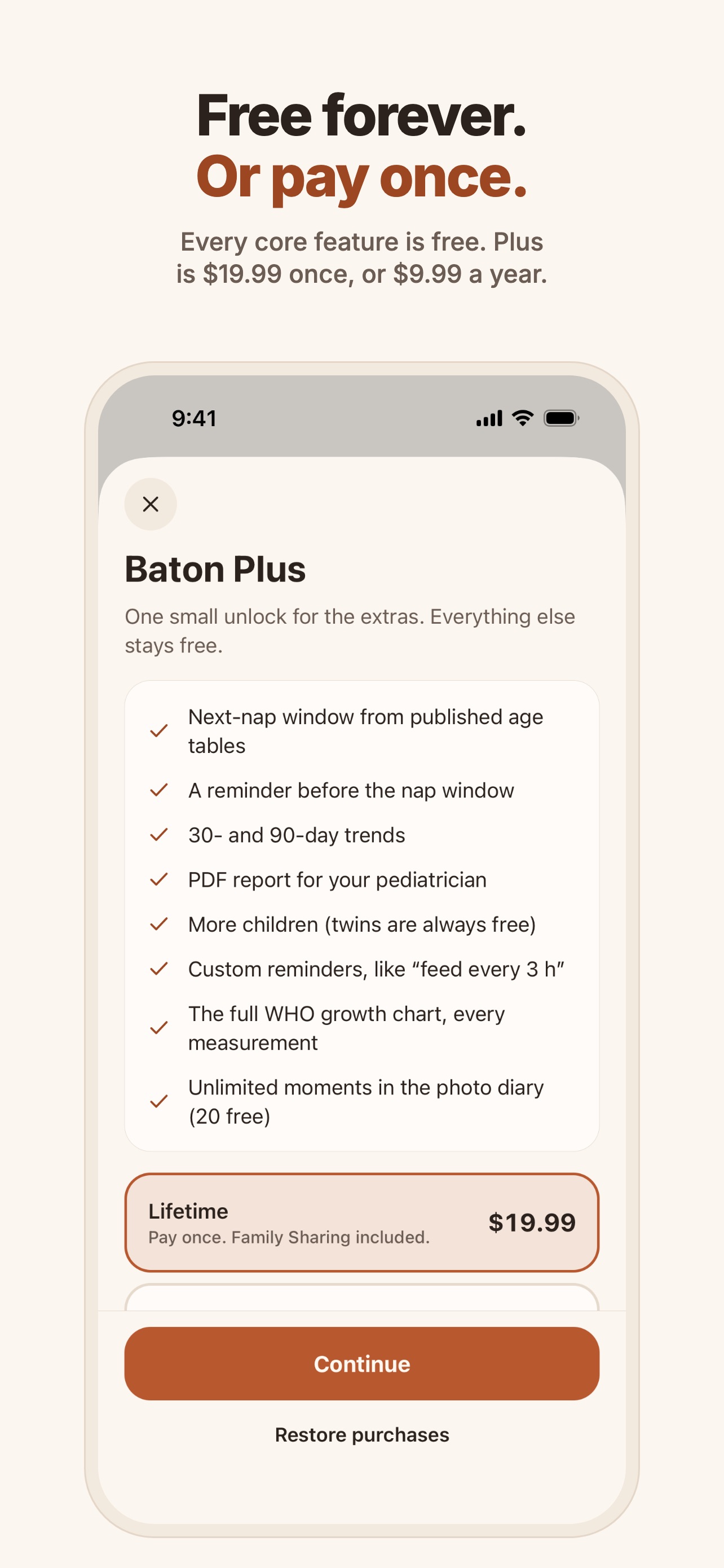 Screenshot 10 of Baton: Baby Tracker