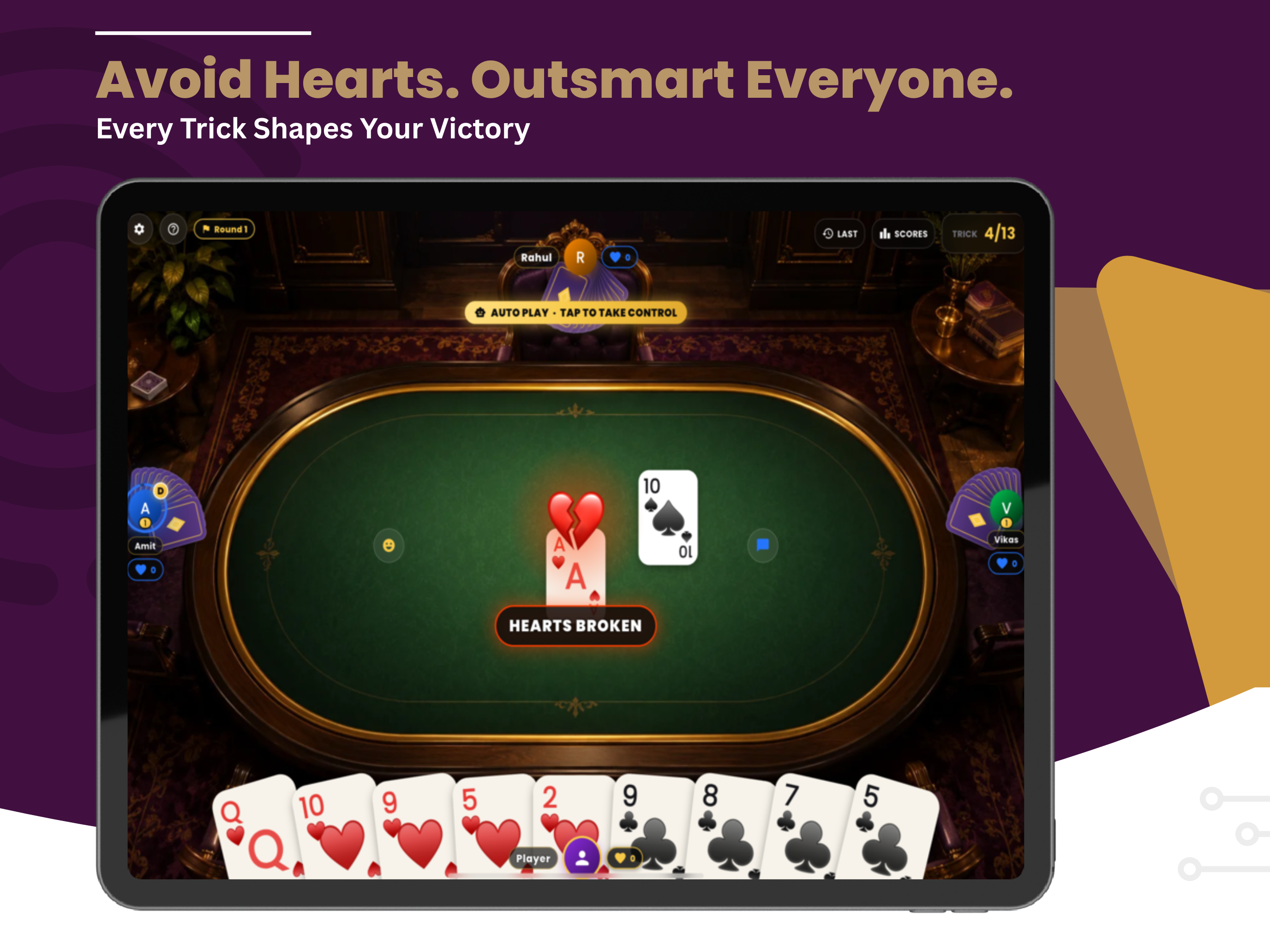 Hearts King : Online Card Game screenshot 8