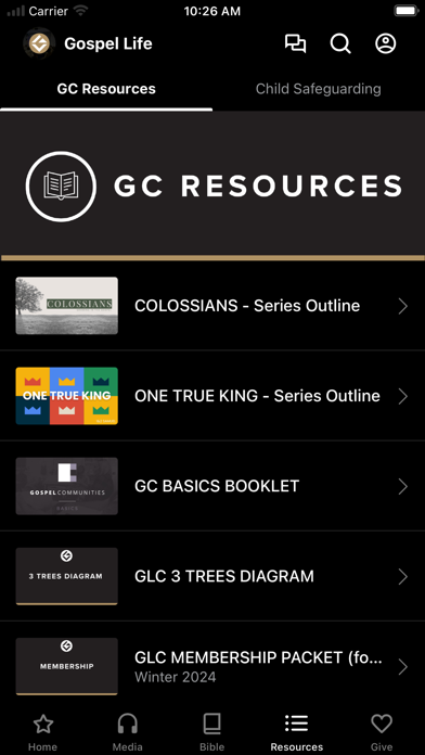 Gospel Life Church App Screenshot