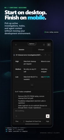 OpenCode-Mobile-Client Screenshot 2 of 7