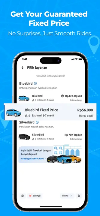 MyBluebird Taxi & Car Rental: Screenshot 4 von 8