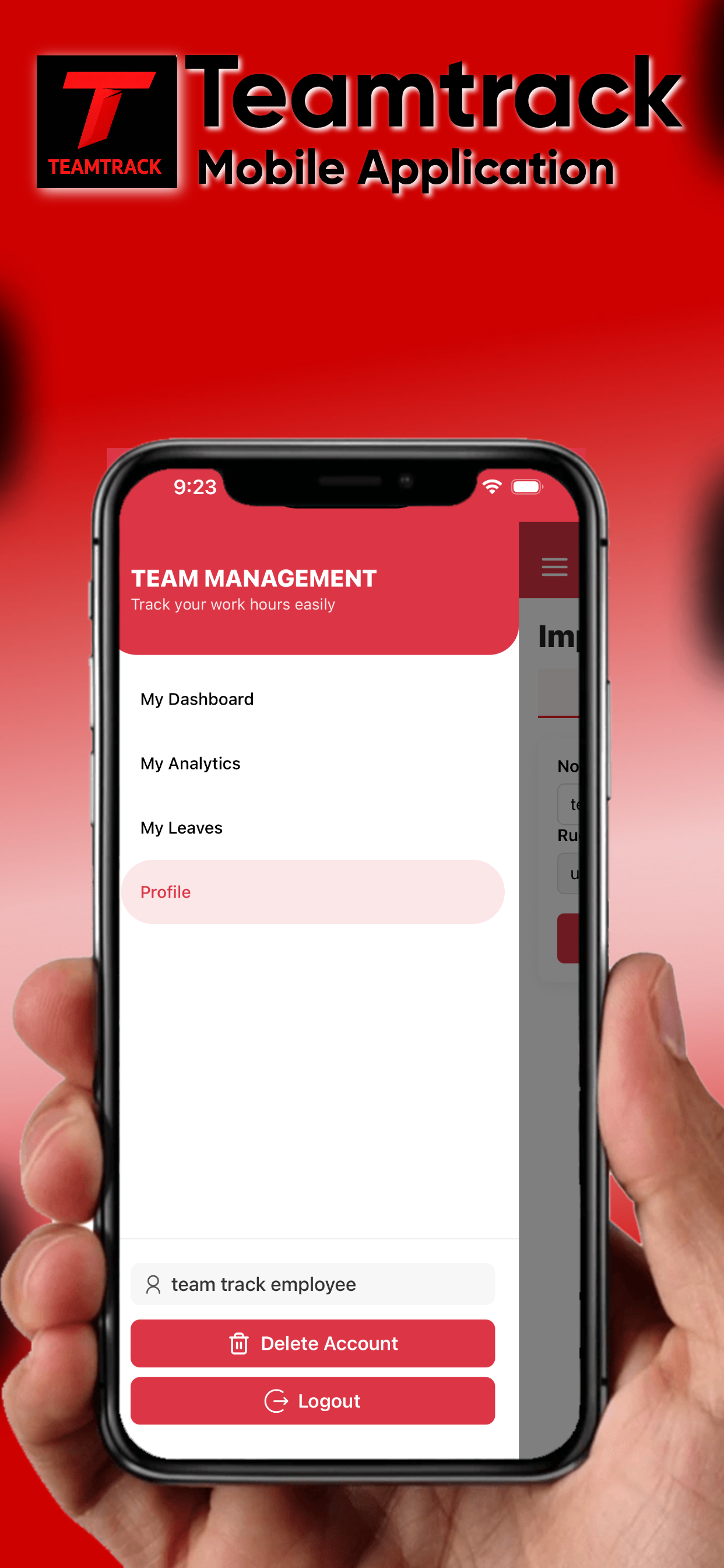 TeamTrack App screenshot 8