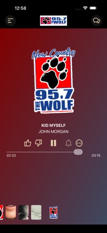 957 The Wolf app screenshot