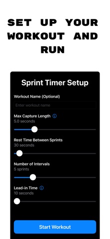 SprintCap - Sprint Timer Screenshot 2 of 3