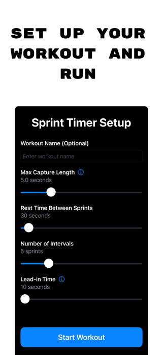 SprintCap - Sprint Timer Screenshot 2 of 3