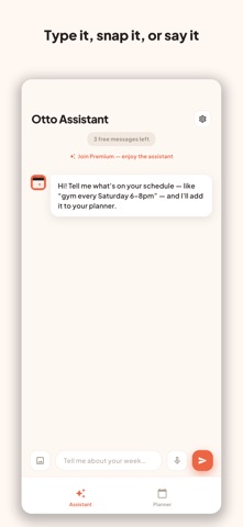 Otto: AI Calendar & Planner Screenshot 1 of 7