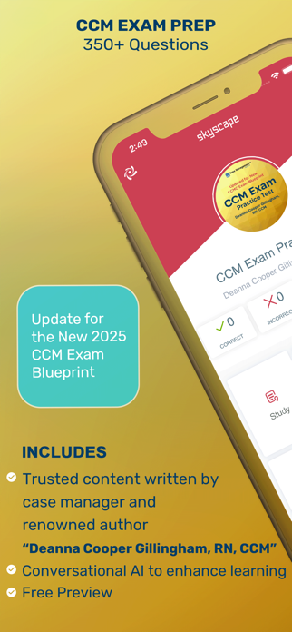 CCM Exam Practice Test Screenshot 1 of 10