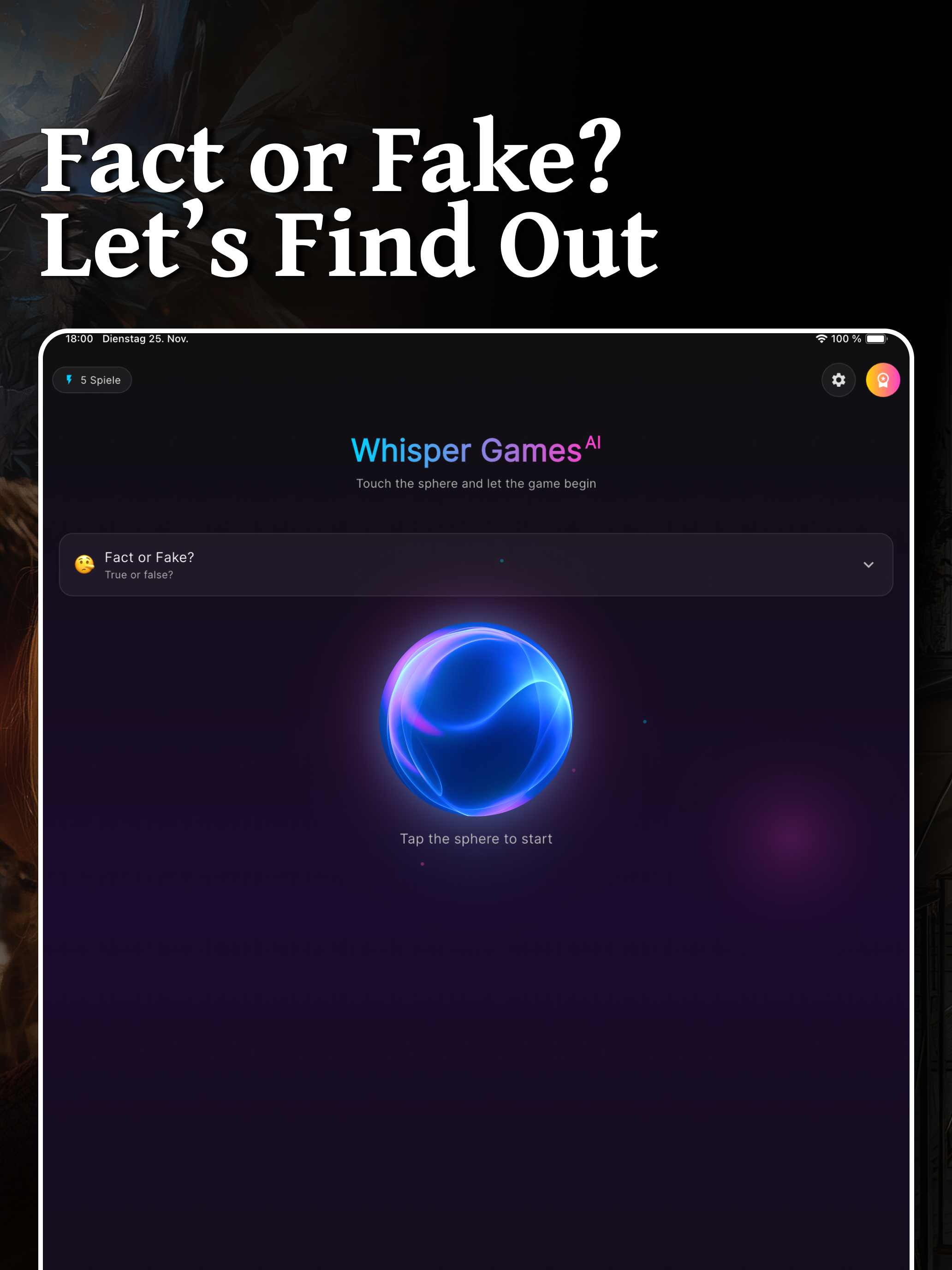 Whisper Games: AI Game Master