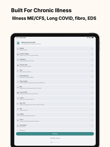 Metered: Energy Planner iPad screenshot