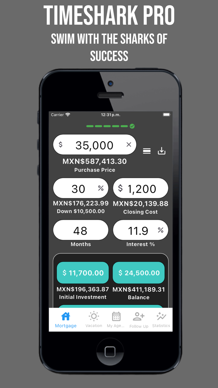Timeshark Pro Timeshare Calc