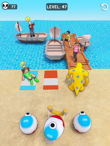 Monsters Toss Mayhem iPad screenshot