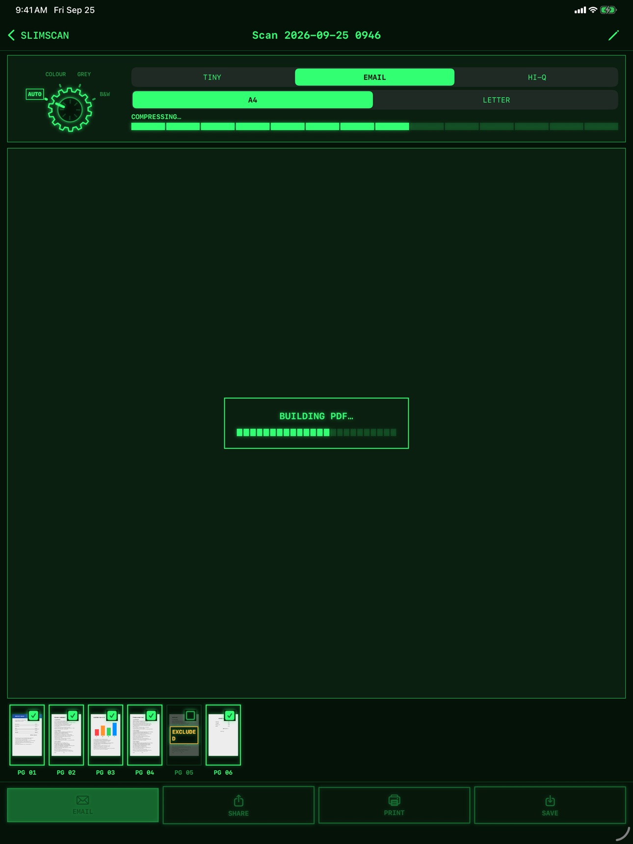 Screenshot 9 of SlimScan: Scan or Shrink PDF