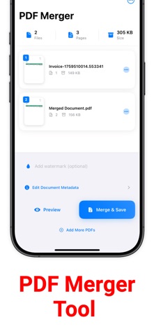 PDF Merger - Combine & Join Screenshot 3 of 4