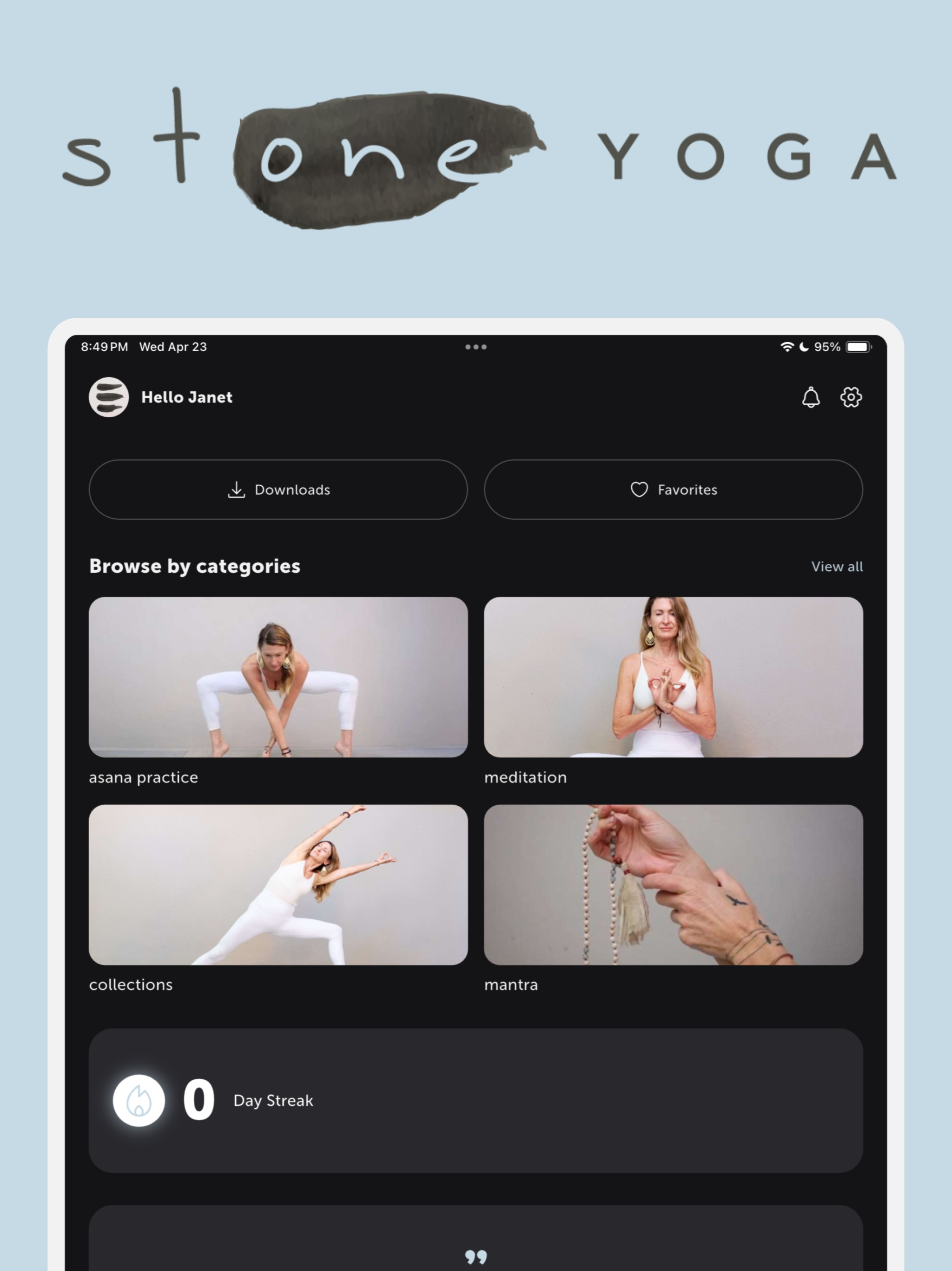 stONE Yoga by Janet Stone screenshot 6