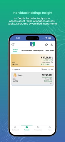 MT INVESTTRACK iPhone screenshot
