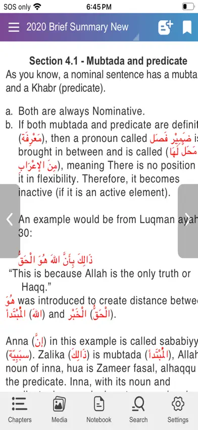 Quran Grammar w 1000 Top Words screenshot 1