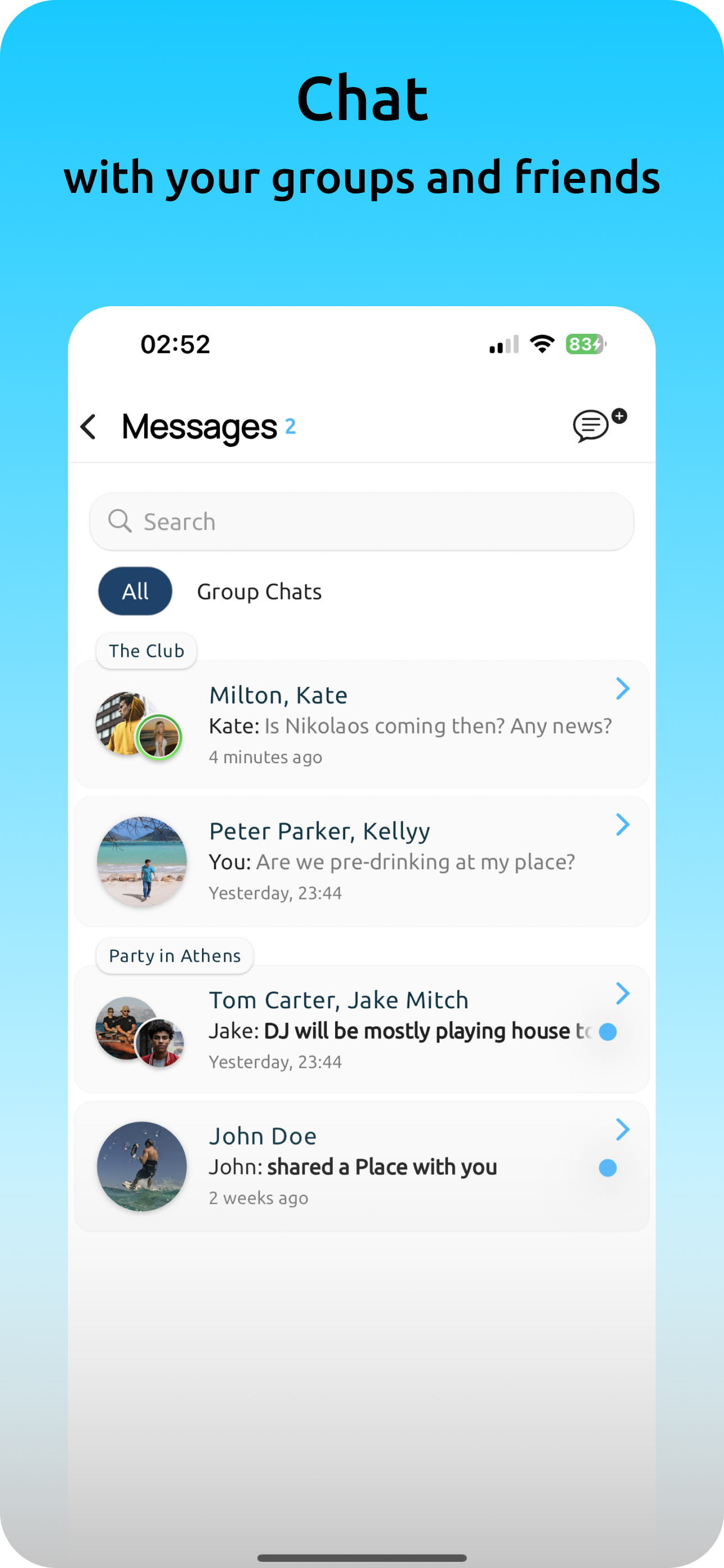 Join - Groups, People & Events