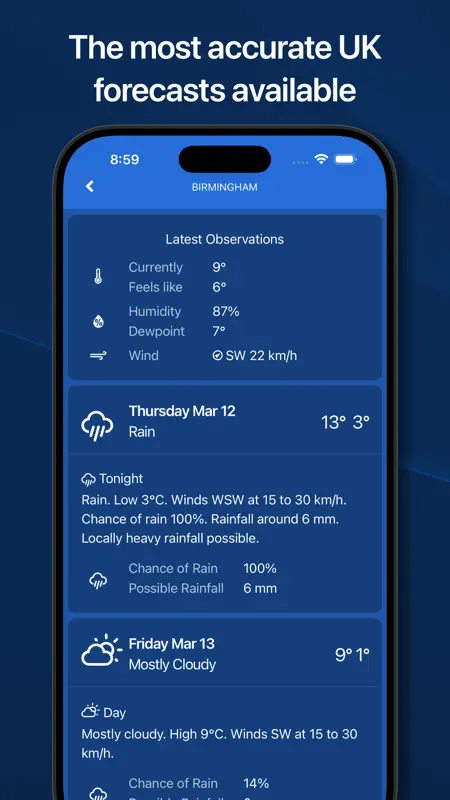 UK Weather Radar - Live Maps screenshot 2 of 6