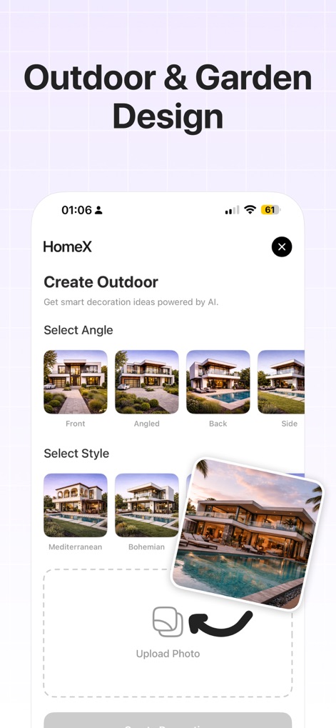Interior Design AI: HomeX - Graphics & Design App | MWM