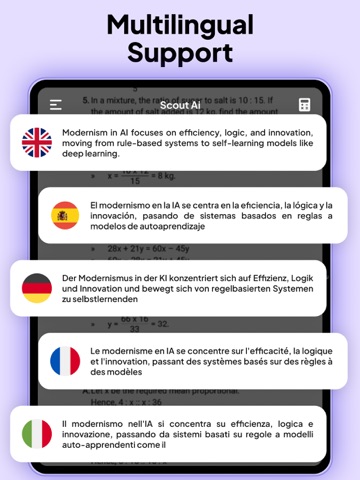 AI Homework Helper, Scan Solve iPad screenshot