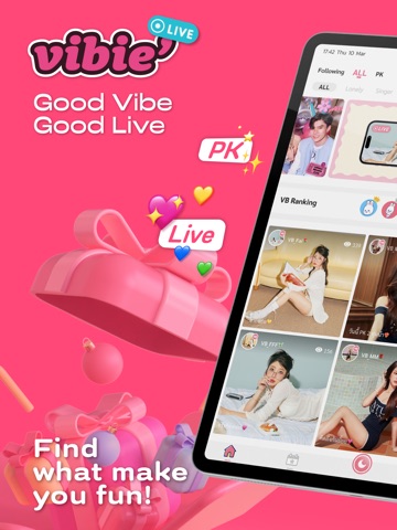 Vibie - Good Vibe Good Live iPad screenshot 1