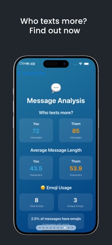 chat analysis - VibeCheck.AI Screenshot 3 of 8