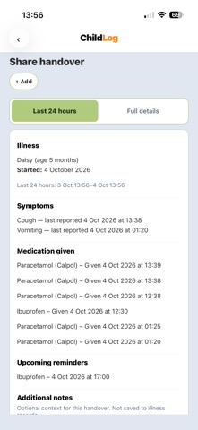 ChildLog Screenshot 3 of 7