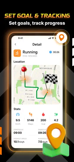Capture d'écran de Step Counter: Walking, Running sur iPhone 2