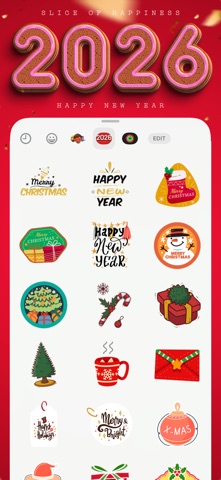 Animated Xmas New Year Sticker screenshot