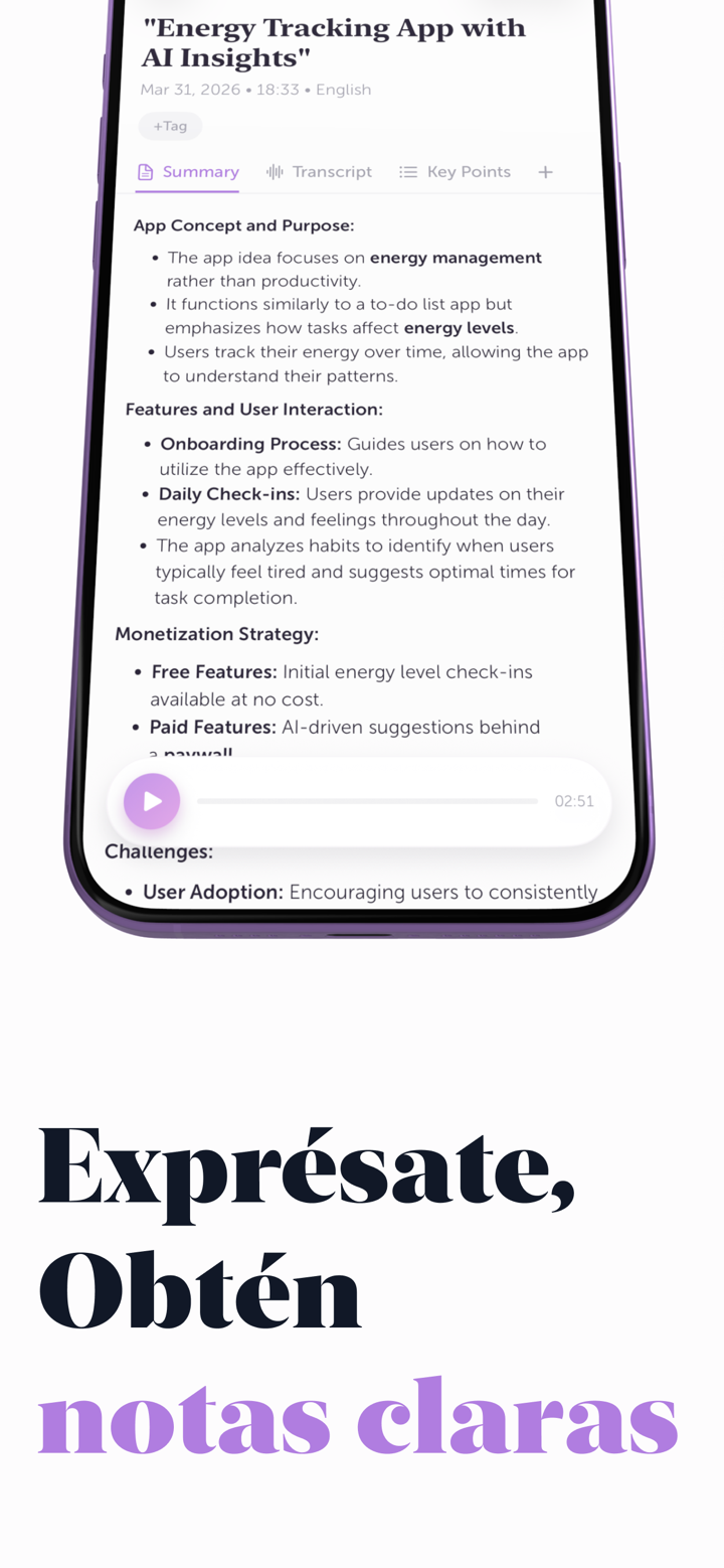 Auro Transcribir Audio Resumen screenshot 3