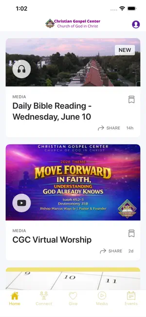 Christian Gospel Center Church screenshot 1