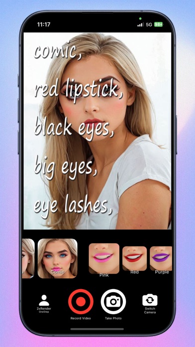Screenshot 1 of AI Beauty Camera App